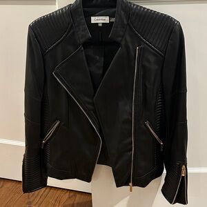 Faux Leather moto jacket